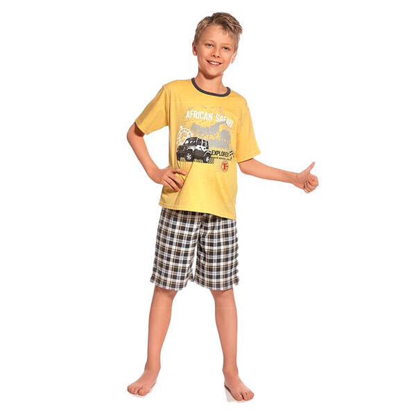 Pidžama zēnam ar šortiem Cornette 802/49 "SAFARI" 