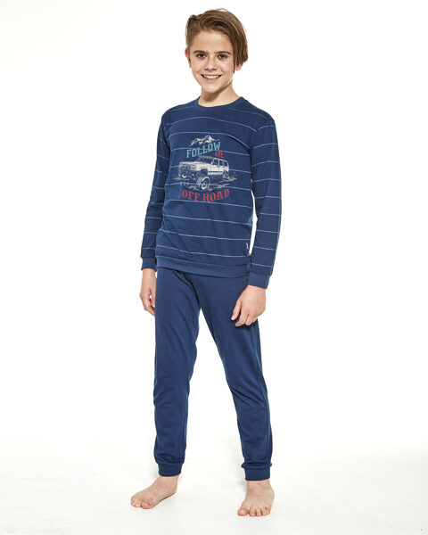 Pidžama zēnam ar garām biksēm Cornette 478/124 "FOLLOW ME"